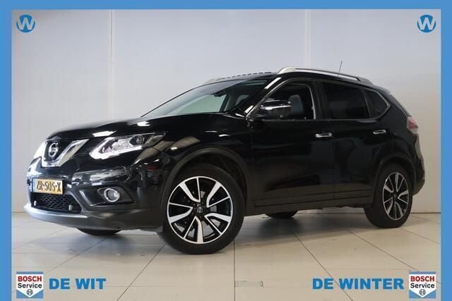 Zwart Gebruikt 2014 Nissan X-Trail Tekna SUV | € 13.499 (Eerlijke prijs) - Afbeelding 1/4