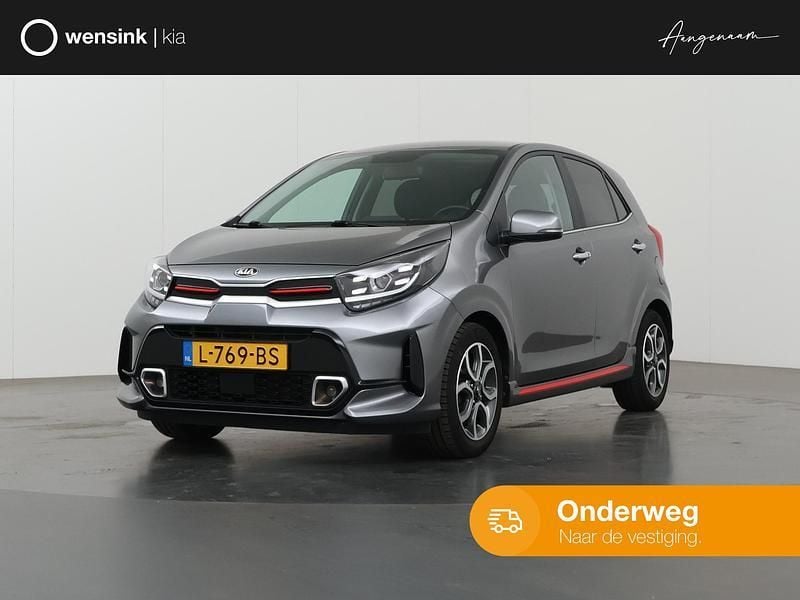 Grijs Gebruikt 2021 Kia Picanto GT-Line Hatchback | € 15.935 (Eerlijke prijs) - Afbeelding 1/4