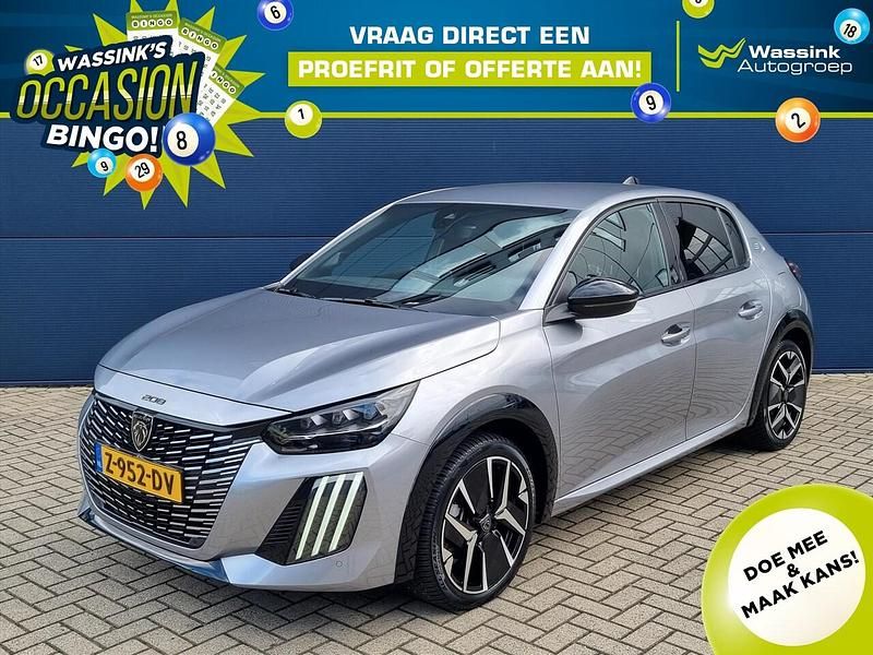 Grijs Gebruikt 2024 Peugeot e-208 GTi Hatchback | € 25.420 - Afbeelding 1/4