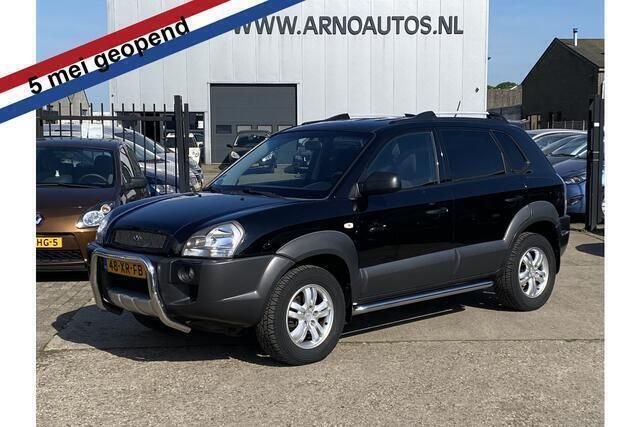 Zwart, metallic lak Gebruikt 2007 Hyundai Tucson Dynamiq SUV | € 3.650 (Eerlijke prijs) - Afbeelding 1/4