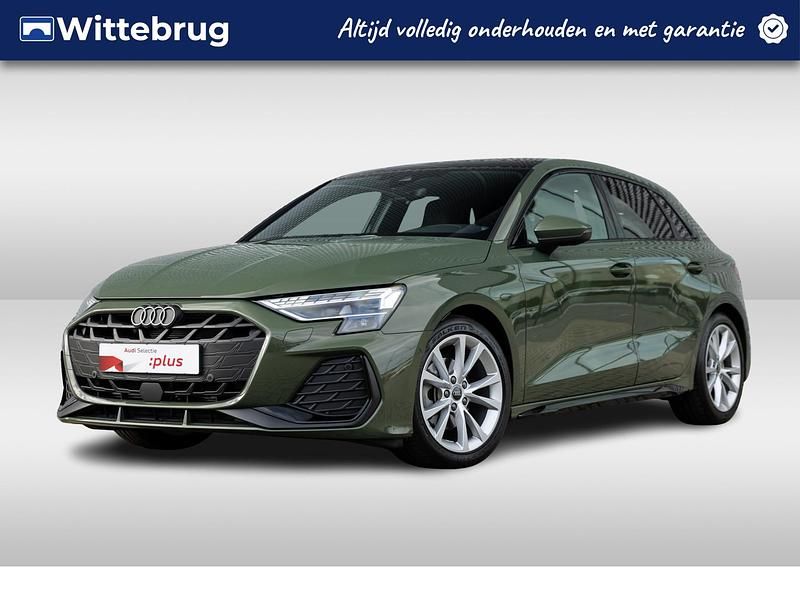 Groen Gebruikt 2024 Audi A3 Sportback Hatchback | € 41.450 - Afbeelding 1/2