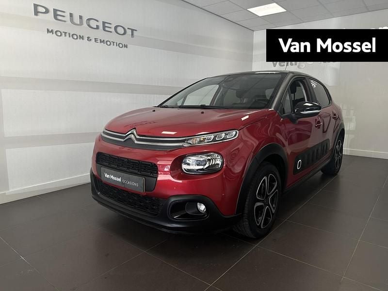 Rood Gebruikt 2020 Citroën C3 Feel Hatchback | € 11.440 (Eerlijke prijs) - Afbeelding 1/4