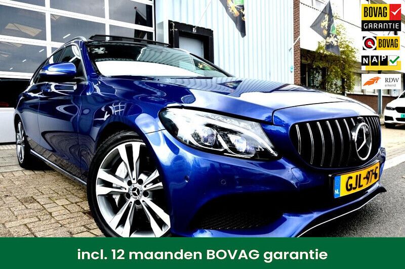 Blauw Gebruikt 2017 Mercedes C350 AMG Stationwagen | € 27.950 - Afbeelding 1/4