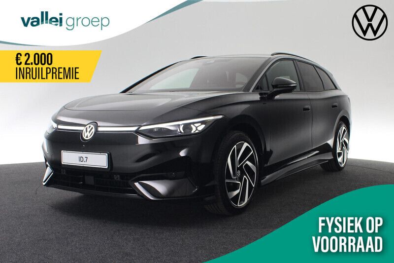Zwart Nieuw 2025 VW ID.7 Pro Sedan | € 51.749 (Eerlijke prijs) - Afbeelding 1/4