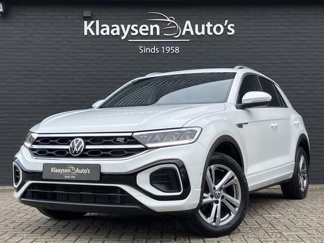 Wit Gebruikt 2023 VW T-Roc R-line SUV | € 29.950 (Goede deal) - Afbeelding 1/4