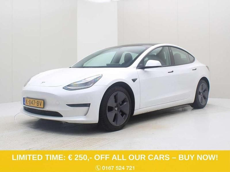 Wit Occasion 2020 Tesla Model 3 Long Range AWD Sedan | € 21.900 (Eerlijke prijs) - Afbeelding 1/4