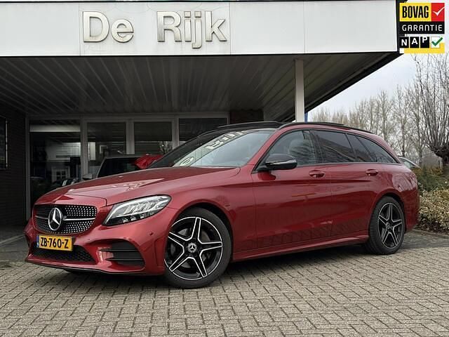 Occasion Mercedes C180 Business 157 PK (115 kW) 2019 Rood (metallic) Stationwagen