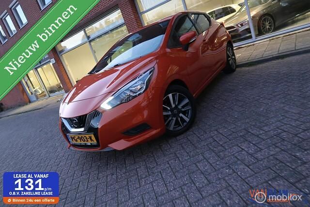 Oranje Occasion 2017 Nissan Micra Acenta Hatchback | € 7.950 (Eerlijke prijs) - Afbeelding 1/4