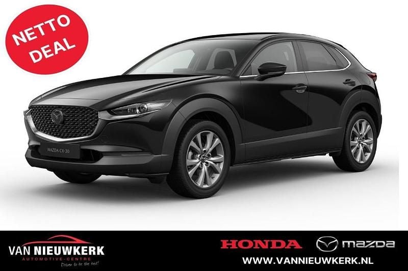 Zwart Gebruikt 2024 Mazda CX-30 Exclusive-Line SUV | € 39.900 - Afbeelding 1/1
