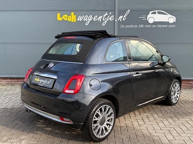 Occasion Fiat 500C Lounge 69 PK (50 kW) 2018 Zwart (metallic) Cabriolet