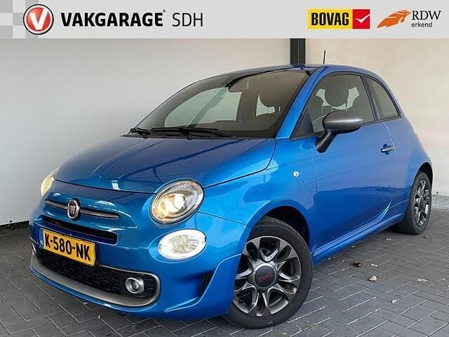 Blauw (metallic) Occasion 2020 Fiat 500 Sport Hatchback | € 14.950 (Iets duurder) - Afbeelding 1/4