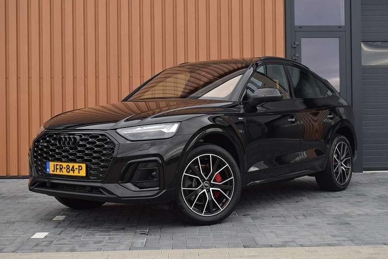 Zwart Gebruikt 2021 Audi Q5 Sportback S-Line SUV | € 48.950 (Eerlijke prijs) - Afbeelding 1/4