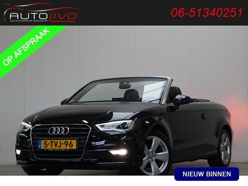 Zwart (metallic) Gebruikt 2014 Audi A3 Cabriolet Ambition Cabriolet | € 15.895 (Eerlijke prijs) - Afbeelding 1/4