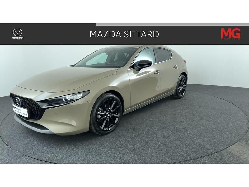 Geel Gebruikt 2025 Mazda 3 Homura-Line Hatchback | € 33.940 - Afbeelding 1/4