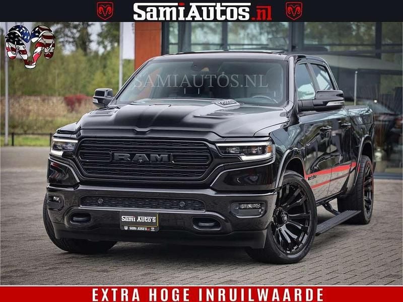 Zwart Gebruikt 2022 Dodge Ram Limited Pickup | € 49.950 (Goede deal) - Afbeelding 1/4