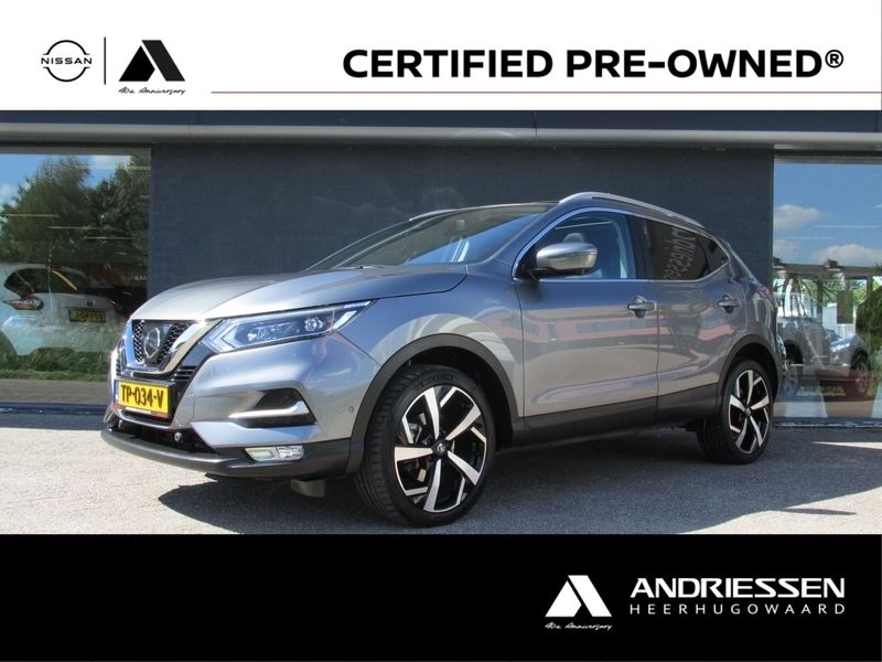 Grijs Gebruikt 2018 Nissan Qashqai Tekna SUV | € 18.950 (Eerlijke prijs) - Afbeelding 1/4