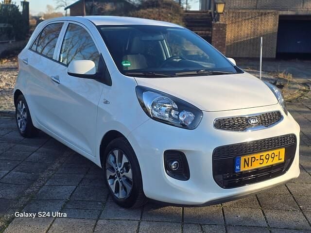 Wit Gebruikt 2017 Kia Picanto Hatchback | € 6.500 (Super prijs) - Afbeelding 1/4