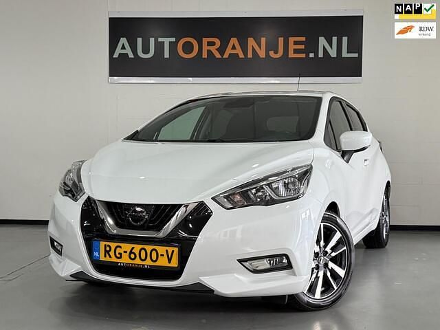 Wit Gebruikt 2017 Nissan Micra N-Connecta Hatchback | € 9.499 (Eerlijke prijs) - Afbeelding 1/4