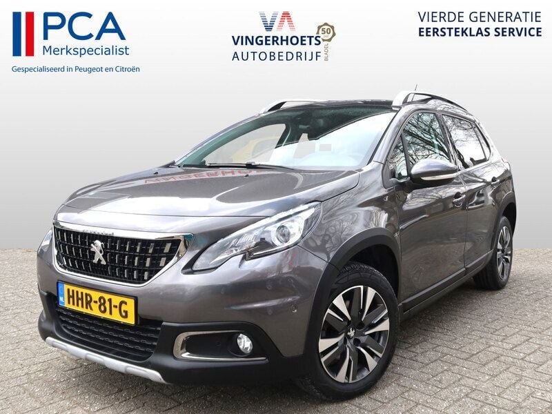Grijs Gebruikt 2019 Peugeot 2008 Allure SUV | € 14.900 (Eerlijke prijs) - Afbeelding 1/4