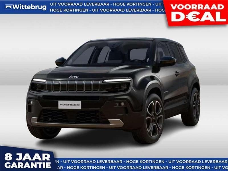Zwart, metallic lak Nieuw 2025 Jeep Avenger Summit SUV | € 37.333 (Eerlijke prijs) - Afbeelding 1/4