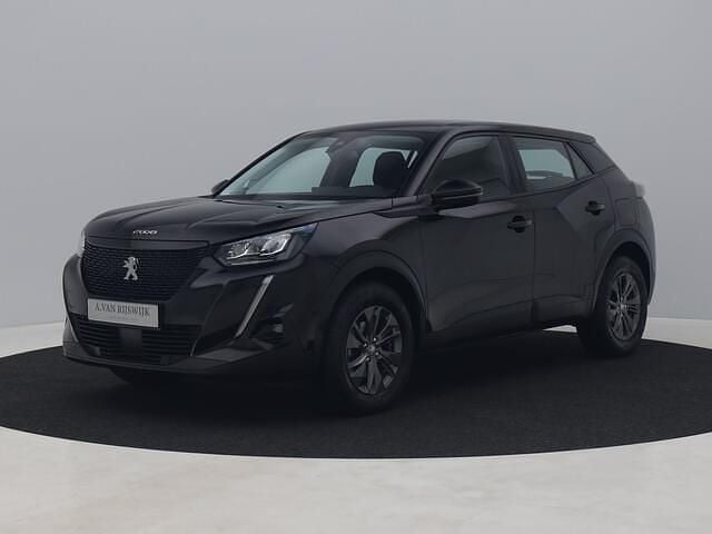 Zwart Gebruikt 2021 Peugeot 2008 Active SUV | € 15.750 (Super prijs) - Afbeelding 1/4