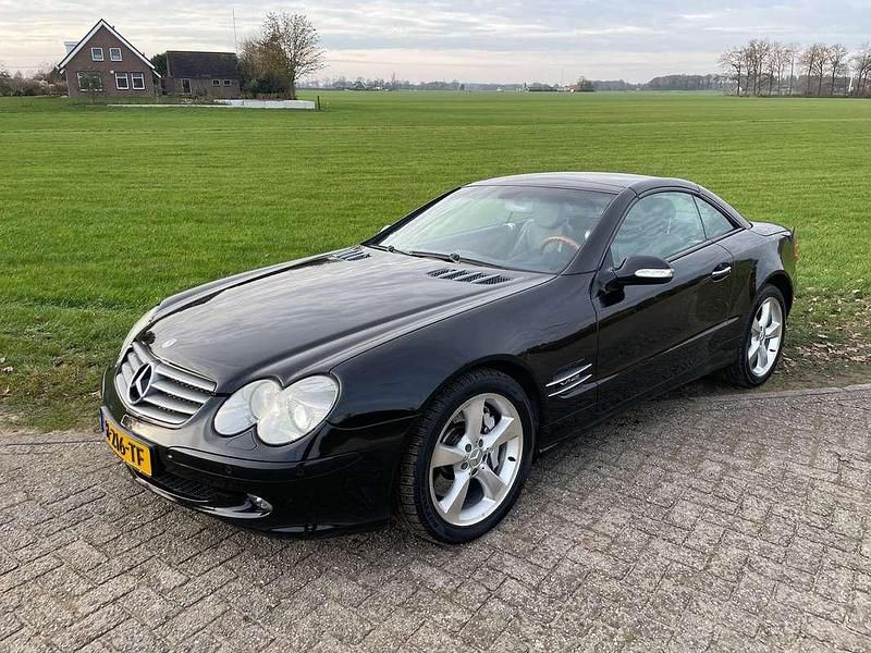 Occasion Mercedes SL600 500 PK (367 kW) 2003 Zwart (metallic) Cabriolet