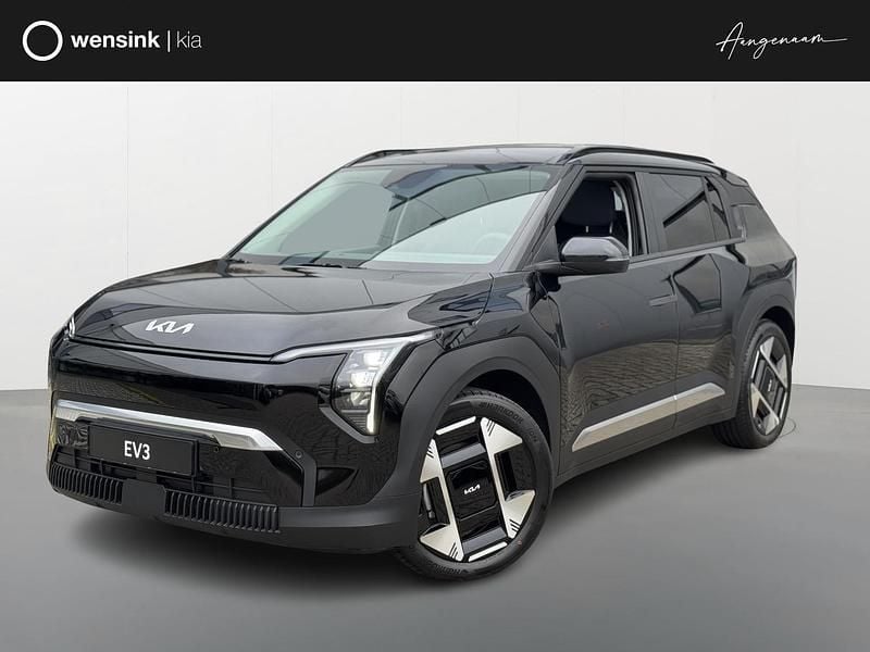 Zwart Nieuw 2025 Kia EV3 Advance SUV | € 37.400 (Super prijs) - Afbeelding 1/4