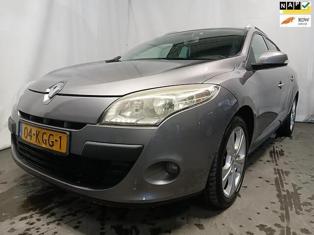Grijs Occasion 2009 Renault Mégane GrandTour Dynamique Stationwagen | € 995 (Super prijs) - Afbeelding 1/4
