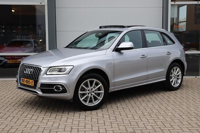 Grijs Gebruikt 2016 Audi Q5 S-Line SUV | € 19.950 (Super prijs) - Afbeelding 1/4
