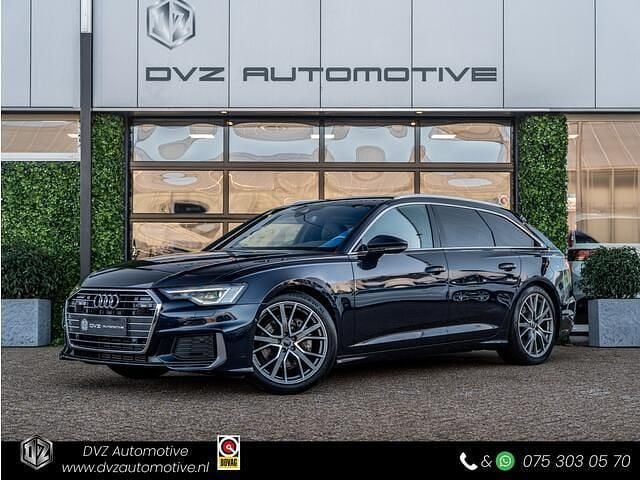 Blauw Gebruikt 2022 Audi A6 S-Line Stationwagen | € 32.950 (Super prijs) - Afbeelding 1/4