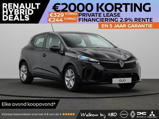 Zwart Nieuw 2025 Renault Clio V Evolution Hatchback | € 25.090 (Super prijs) - Afbeelding 1/3