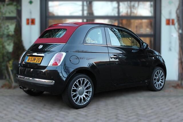 Occasion Fiat 500 Lounge 69 PK (50 kW) 2010 Zwart Cabriolet