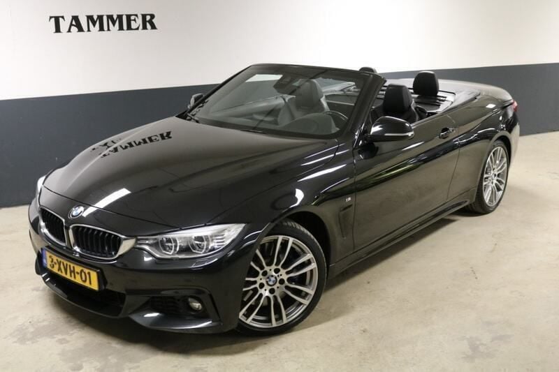 Zwart Gebruikt 2014 BMW 435 Executive Cabriolet | € 21.450 (Eerlijke prijs) - Afbeelding 1/4