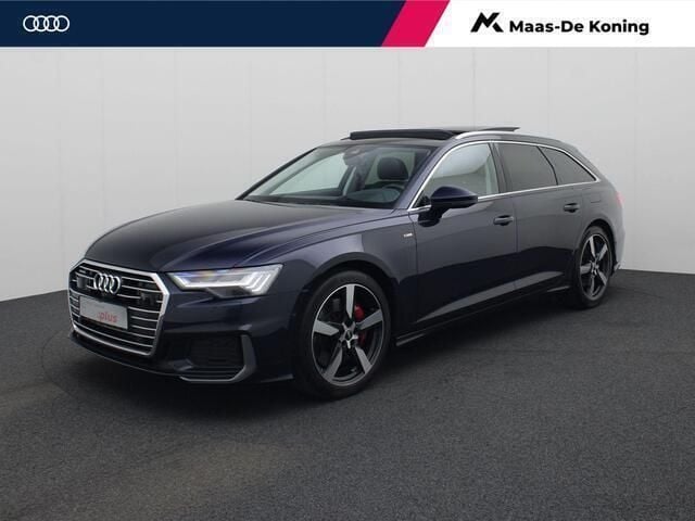 Blauw Gebruikt 2021 Audi A6 S-Line Stationwagen | € 46.940 (Eerlijke prijs) - Afbeelding 1/4