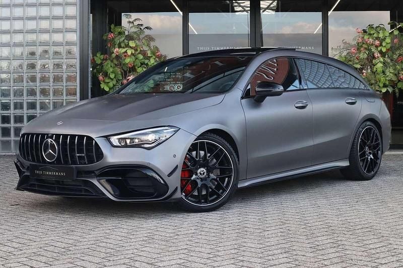 Grijs Gebruikt 2020 Mercedes CLA45 AMG Shooting Brake AMG Stationwagen | € 54.950 (Duur) - Afbeelding 1/4