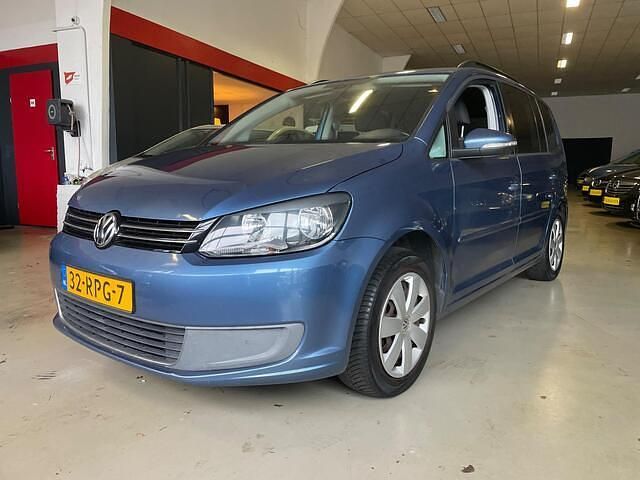 Blauw Occasion 2011 VW Touran Comfortline MPV | € 4.495 (Super prijs) - Afbeelding 1/4