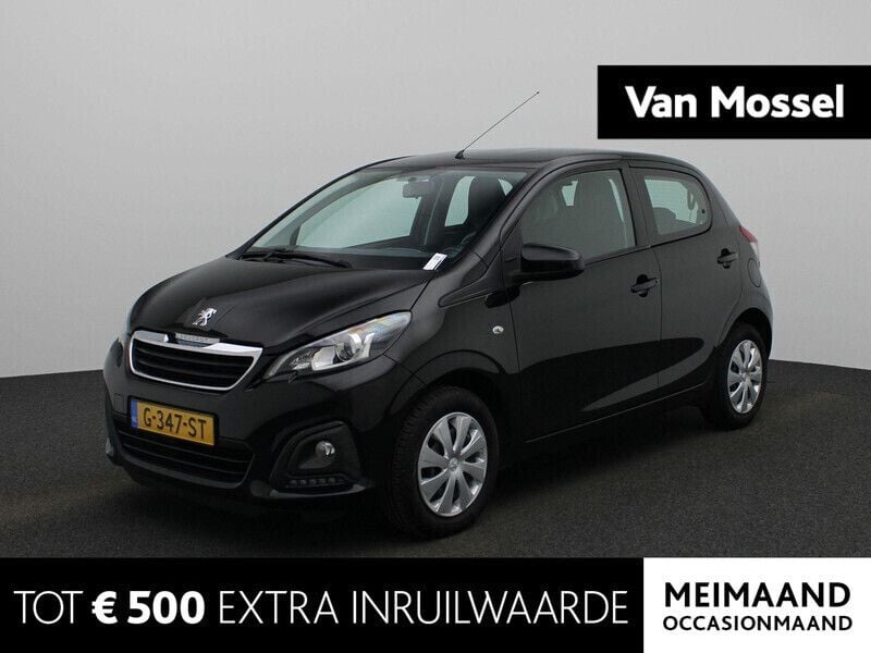 Zwart Gebruikt 2020 Peugeot 108 Active Hatchback | € 7.900 (Goede deal) - Afbeelding 1/4