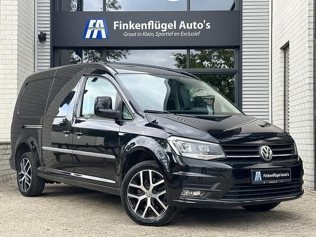 Zwart Gebruikt 2018 VW Caddy Maxi Highline MPV | € 14.700 (Super prijs) - Afbeelding 1/4