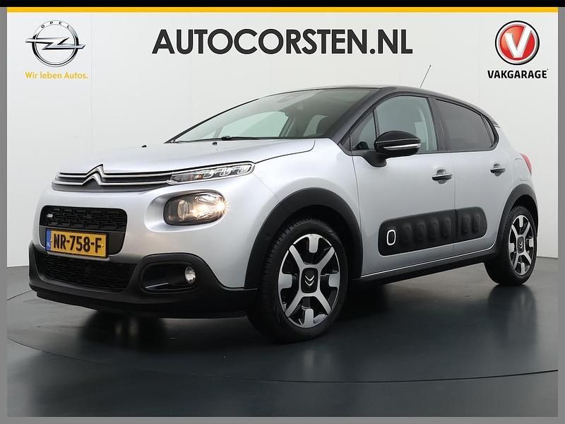 Grijs Occasion 2017 Citroën C3 PureTech Hatchback | € 11.695 (Eerlijke prijs) - Afbeelding 1/4