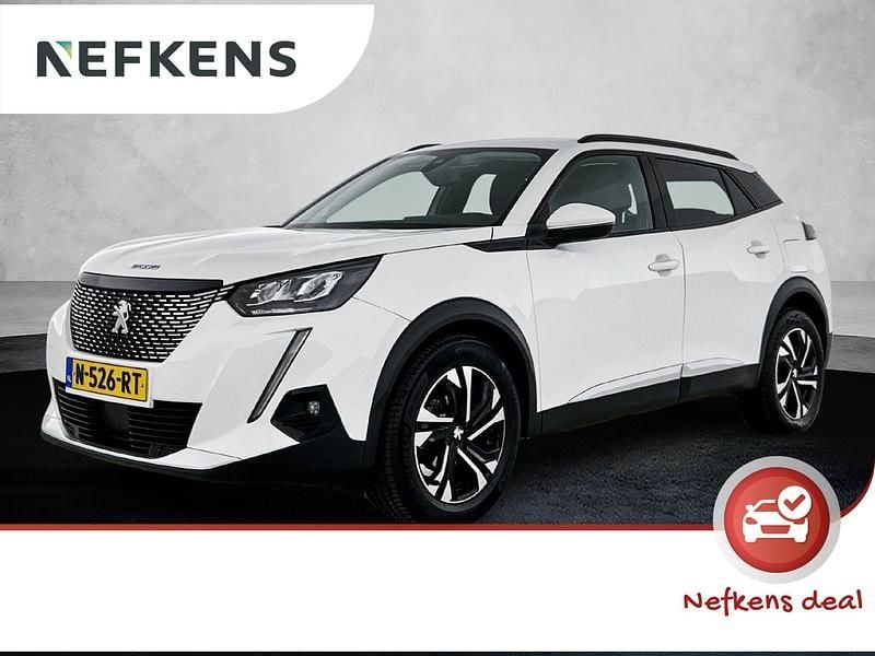 Wit Occasion 2021 Peugeot 2008 Allure SUV | € 20.825 (Eerlijke prijs) - Afbeelding 1/3