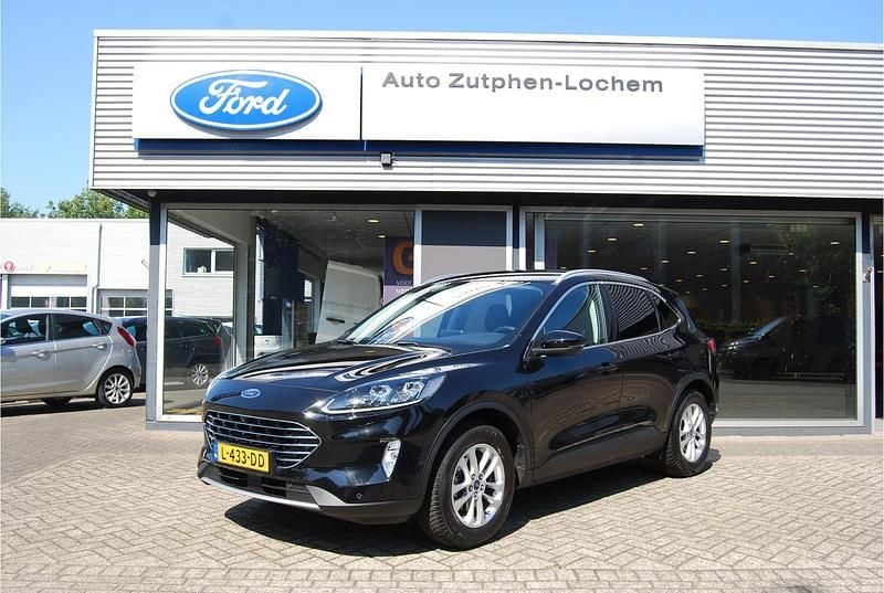 Zwart (metallic) Gebruikt 2020 Ford Kuga Titanium X SUV | € 21.840 (Goede deal) - Afbeelding 1/4
