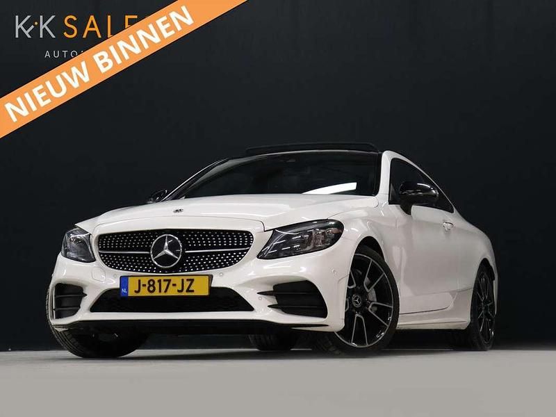 Wit Gebruikt 2020 Mercedes C300e Sport Edition Coupé | € 32.940 - Afbeelding 1/4