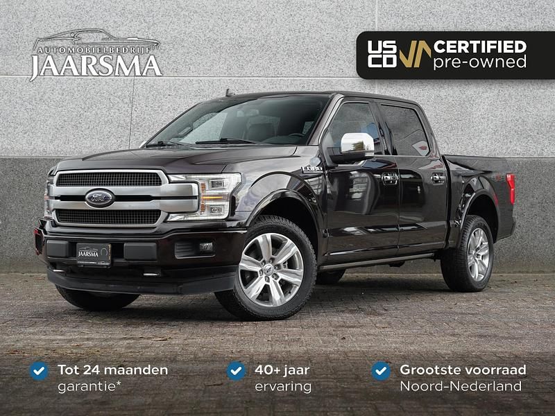 Bruin (metallic) Gebruikt 2021 Ford F-150 Platinum Pickup | € 47.900 - Afbeelding 1/4