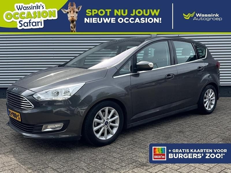 Grijs Gebruikt 2017 Ford C-MAX Titanium MPV | € 13.895 (Eerlijke prijs) - Afbeelding 1/1
