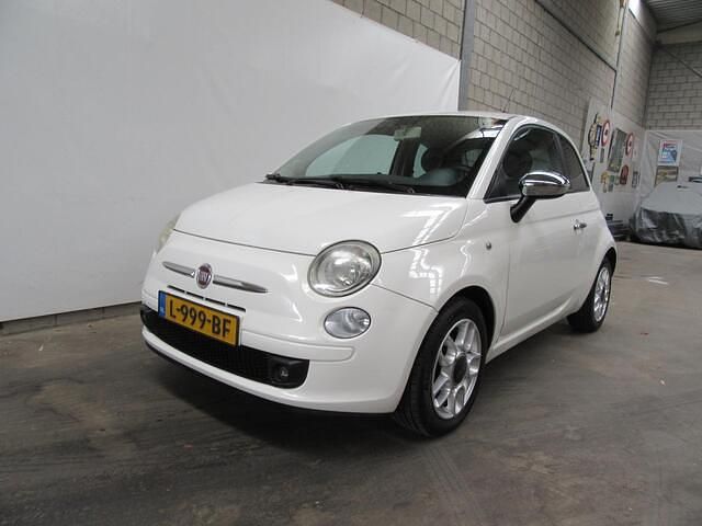 Wit Gebruikt 2008 Fiat 500 Pop Hatchback | € 3.950 (Eerlijke prijs) - Afbeelding 1/4