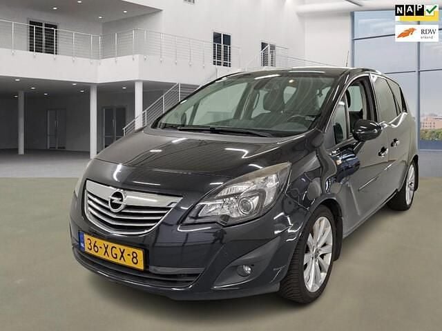 Zwart Occasion 2012 Opel Meriva Cosmo MPV | € 5.350 (Eerlijke prijs) - Afbeelding 1/4