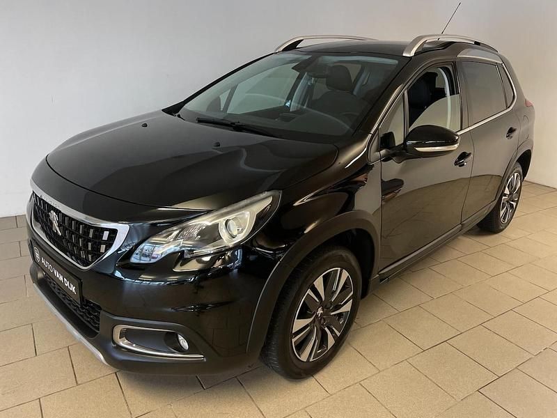 Zwart (metallic) Gebruikt 2017 Peugeot 2008 Allure SUV | € 7.885 (Super prijs) - Afbeelding 1/4
