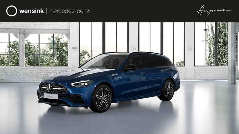 Zwart Nieuw 2025 Mercedes C300e Business Stationwagen | € 65.591 (Eerlijke prijs) - Afbeelding 1/4