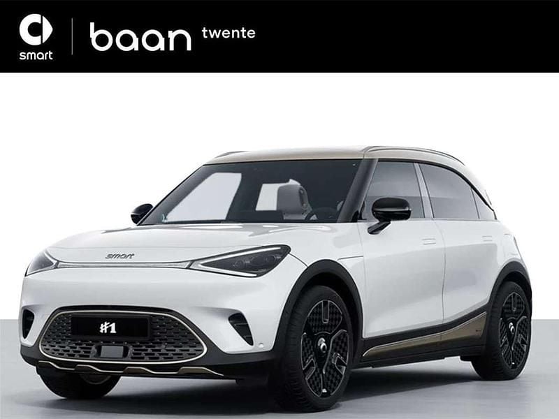 Wit, metallic lak Gebruikt 2024 Smart #1 Edition #1 SUV | € 34.500 - Afbeelding 1/4