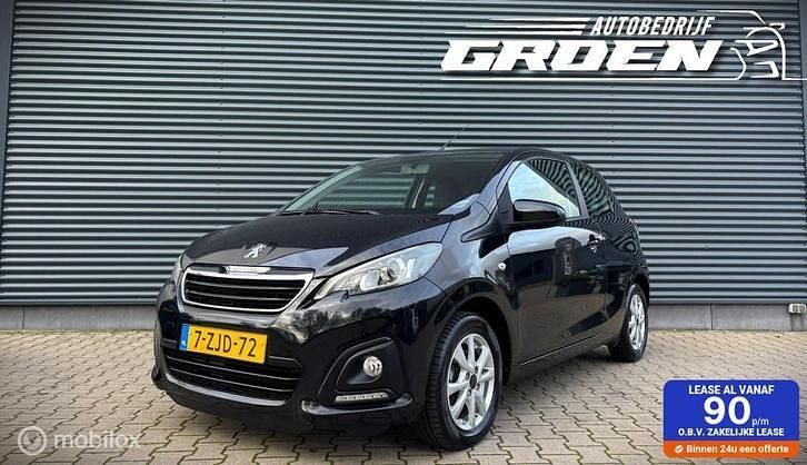 Zwart Gebruikt 2015 Peugeot 108 Active Hatchback | € 5.450 (Eerlijke prijs) - Afbeelding 1/4